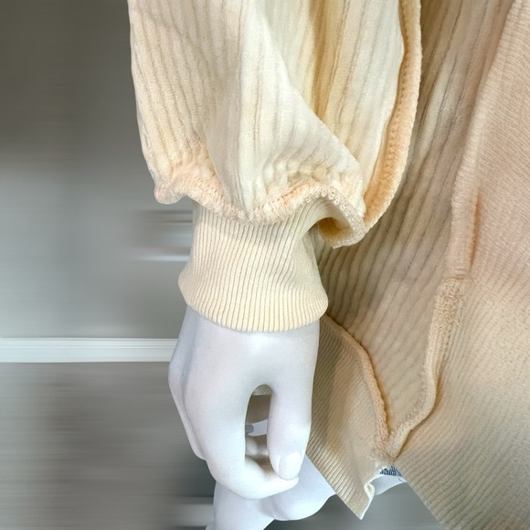 Peach love California oversized corduroy holiday pullover S M L - Picture 8 of 8